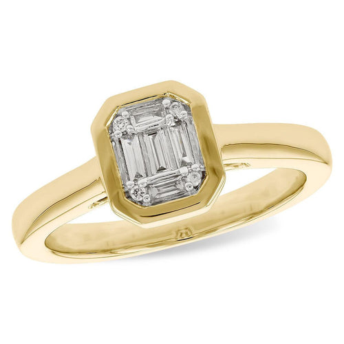 14K Gold & Diamond Ring - D5968-Allison Kaufman Company-Renee Taylor Gallery