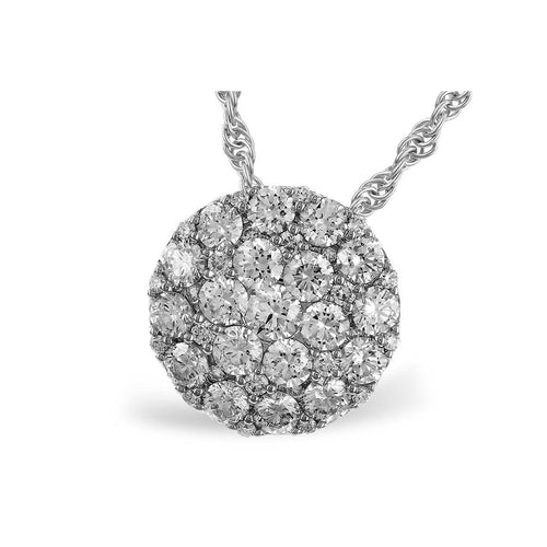 14K Gold & Diamond Necklace - NR65-1-Allison Kaufman Company-Renee Taylor Gallery
