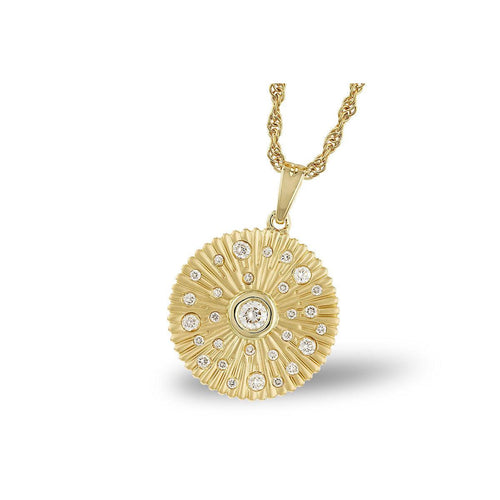 14K Gold & Diamond Necklace - N7380-Allison Kaufman Company-Renee Taylor Gallery