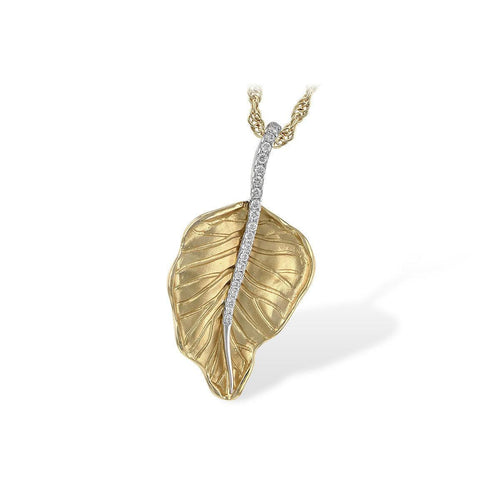 14K Gold & Diamond Necklace - N7970-Allison Kaufman Company-Renee Taylor Gallery