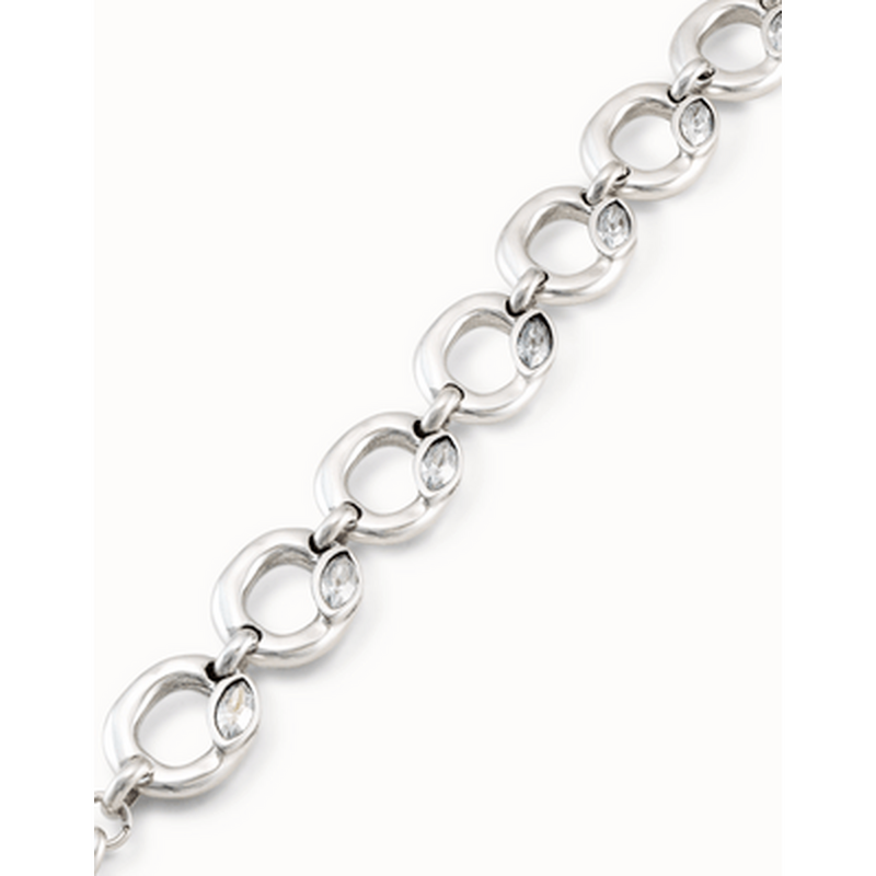 Details Sterling Silver Plated Bracelet - PUL2335AZUMTL0M-UNO de 50-Renee Taylor Gallery