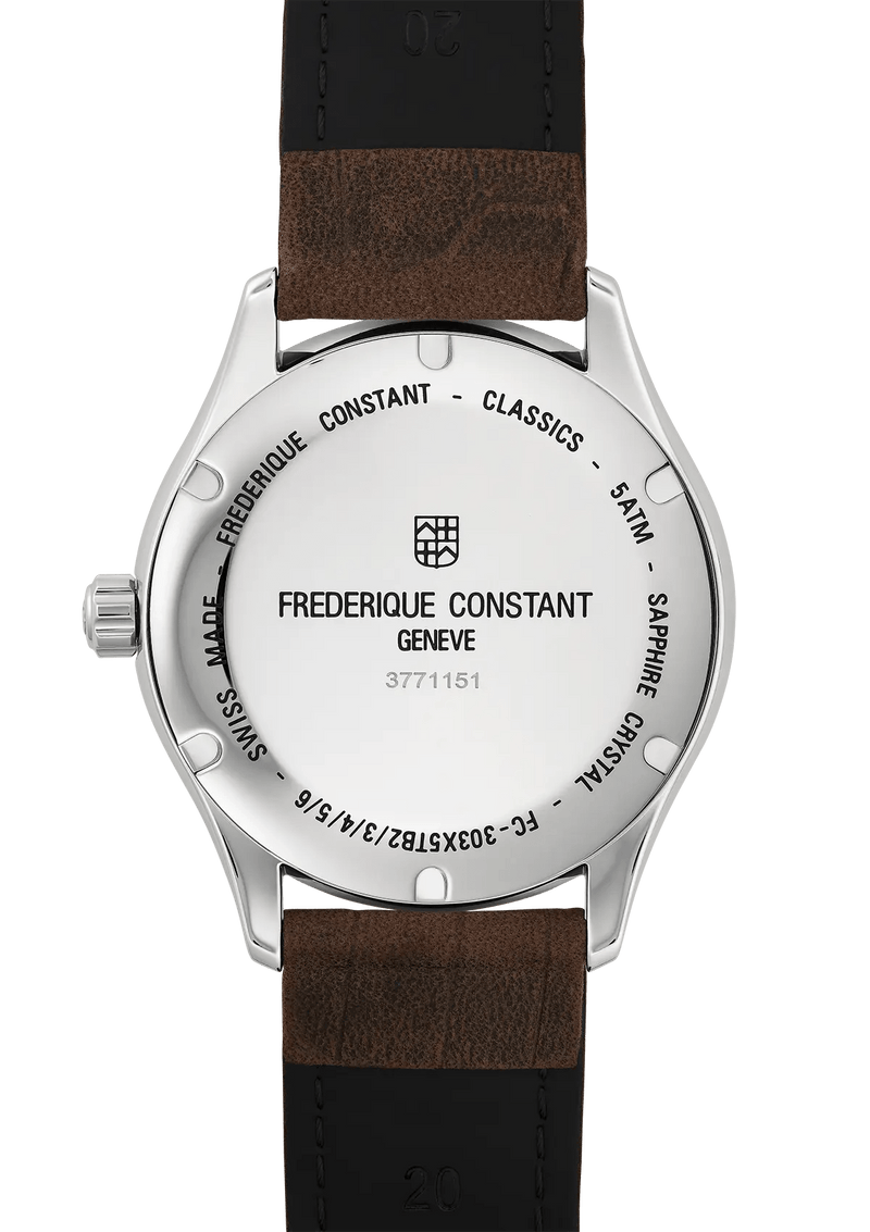 Classics Index Watch - Brown-Frederique Constant-Renee Taylor Gallery