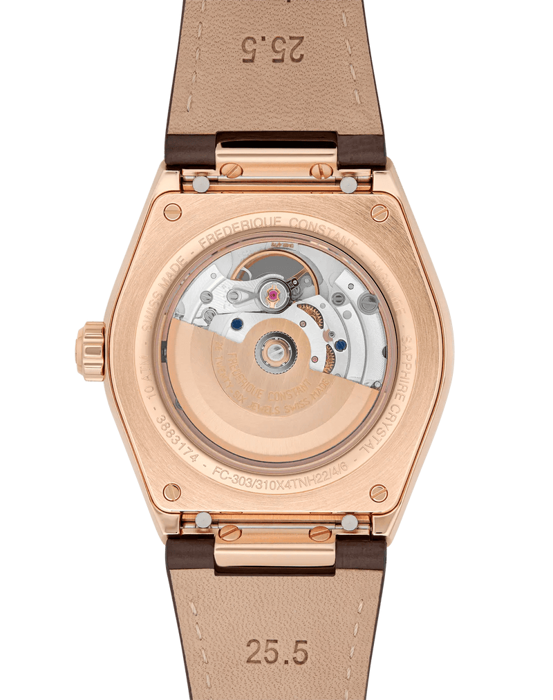 Highlife Heartbeat Automatic Watch - Brown-Frederique Constant-Renee Taylor Gallery