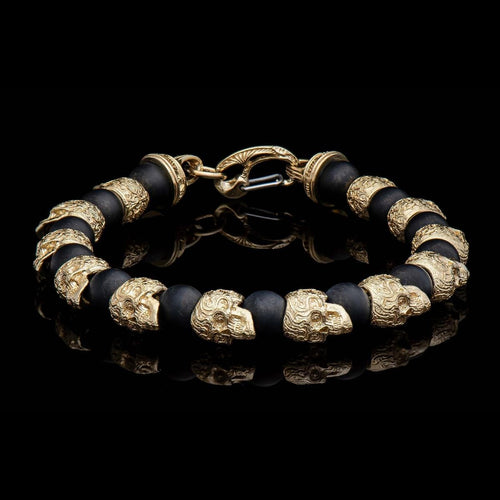 Men's Dorado Bracelet - FL BB4 ONX YG-William Henry-Renee Taylor Gallery