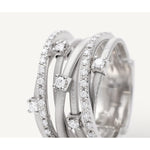 18K Goa 7 Row Diamond Ring - AG277 B2 W 01-Marco Bicego-Renee Taylor Gallery