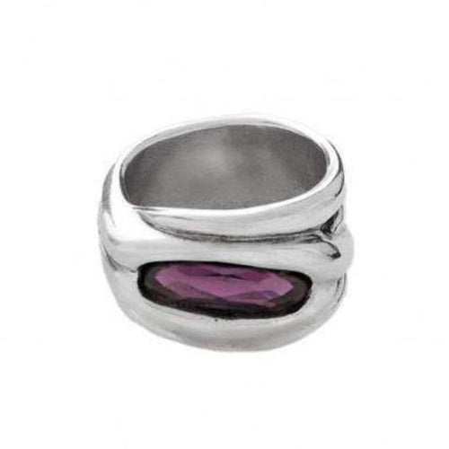 Guardian Sterling Silver Plated Ring - ANI0535MORMTL-UNO de 50-Renee Taylor Gallery
