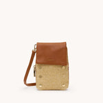 VIP MOBILE - Cocoa Raffia/Gold-Hammitt-Renee Taylor Gallery