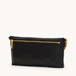 INVITATION CLUTCH - Black/Brushed Gold