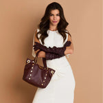 DANIEL MED - Cherrywood Pebble/Brushed Gold-Hammitt-Renee Taylor Gallery