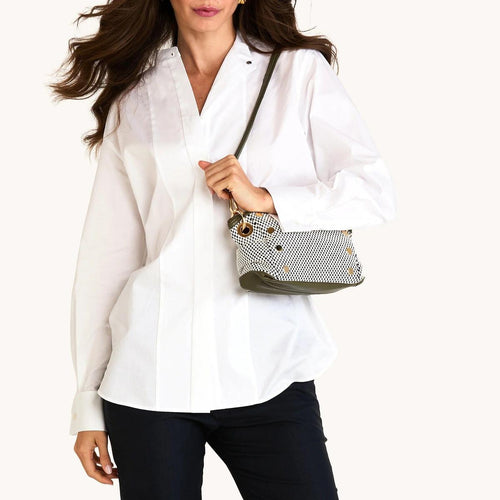 DANIEL CROSSBODY CLUTCH SML - Meadow Weave/Gold-Hammitt-Renee Taylor Gallery