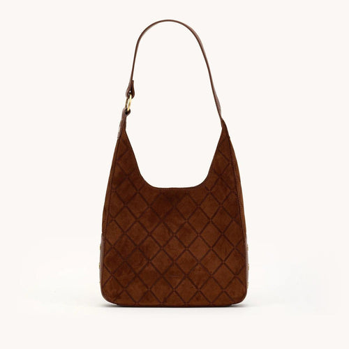 TIM MED - Chocolate Diamond Suede/Antique Gold-Hammitt-Renee Taylor Gallery
