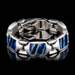 Men's Blue Mammoth Retro Bracelet - BR13 MT BL-William Henry-Renee Taylor Gallery