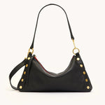 KYLE MED - Black/Brushed Gold Red Zip-Hammitt-Renee Taylor Gallery
