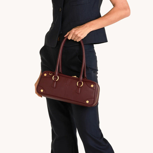 MEREDITH SML - Cherrywood Pebble/Brushed Gold