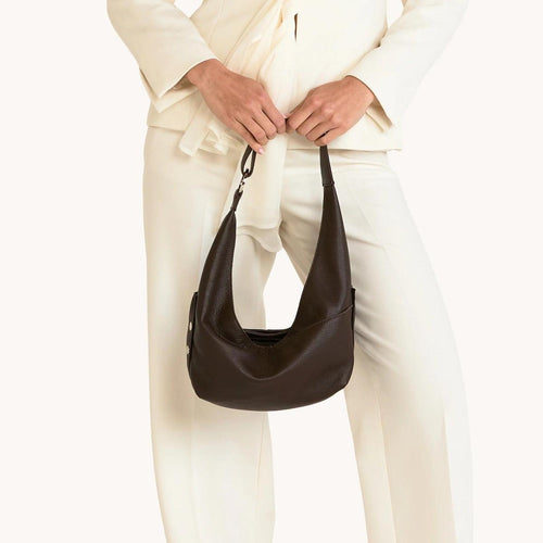 TOM ZIP MED - Espresso Pebble/Silver-Hammitt-Renee Taylor Gallery
