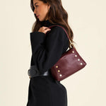 BRYANT MED - Cherrywood Pebble/Brushed Gold-Hammitt-Renee Taylor Gallery