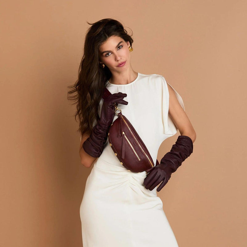 CHARLES CROSSBODY MED - Cherrywood Pebble/Brushed Gold-Hammitt-Renee Taylor Gallery