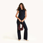 TOM ZIP MED - Cherrywood Pebble/Brushed Gold-Hammitt-Renee Taylor Gallery