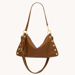 KYLE MED - Mahogany Pebble/Brushed Gold Red Zip-Hammitt-Renee Taylor Gallery