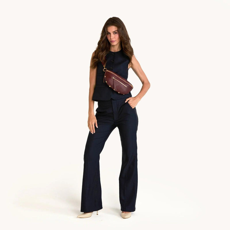 CHARLES CROSSBODY MED - Cherrywood Pebble/Brushed Gold-Hammitt-Renee Taylor Gallery