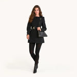 KYLE MED - Black/Brushed Gold Red Zip-Hammitt-Renee Taylor Gallery
