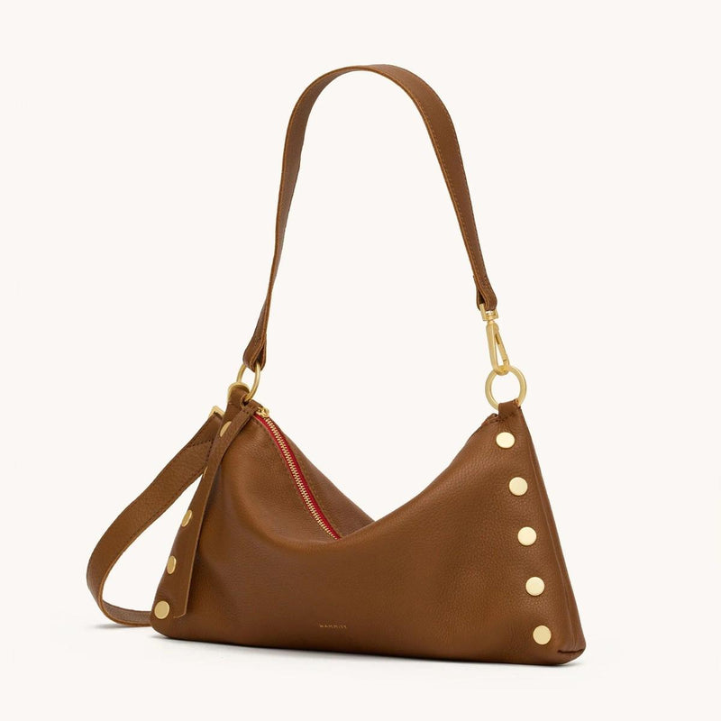 KYLE MED - Mahogany Pebble/Brushed Gold Red Zip-Hammitt-Renee Taylor Gallery