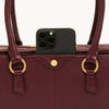 MEREDITH SML - Cherrywood Pebble/Brushed Gold-Hammitt-Renee Taylor Gallery