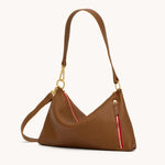 KYLE MED - Mahogany Pebble/Brushed Gold Red Zip-Hammitt-Renee Taylor Gallery