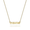 14K Yellow Gold MAMA Script Necklace - NK7109Y4JJJ-Gabriel & Co.-Renee Taylor Gallery