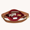 KYLE MED - Mahogany Pebble/Brushed Gold Red Zip-Hammitt-Renee Taylor Gallery