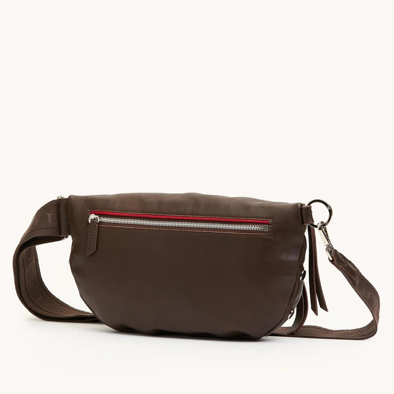CHARLES CROSSBODY LRG - Espresso Pebble/Silver-Hammitt-Renee Taylor Gallery