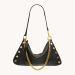KYLE MED - Black/Brushed Gold Red Zip-Hammitt-Renee Taylor Gallery