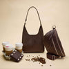 CHARLES CROSSBODY LRG - Espresso Pebble/Silver-Hammitt-Renee Taylor Gallery