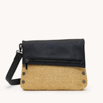 VIP MED - Noir Smooth Raffia/Gunmetal-Hammitt-Renee Taylor Gallery