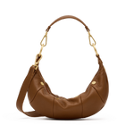ERICA SML - Mahogany Pebble/Brushed Gold/Red Zip-Hammitt-Renee Taylor Gallery