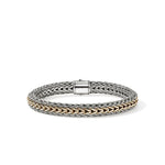 Icon 8mm Bracelet, Reversible Gold, Sterling Silver - BUZZ990401RV-John Hardy-Renee Taylor Gallery