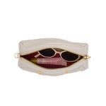 SHELLEY POUCH - Calla Lily White/Brushed Gold Hammered-Hammitt-Renee Taylor Gallery