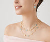 18K Yellow & White Gold Aquamarine Diamond Drop Earrings - OB1799-B AQ01 YW Q6-Marco Bicego-Renee Taylor Gallery