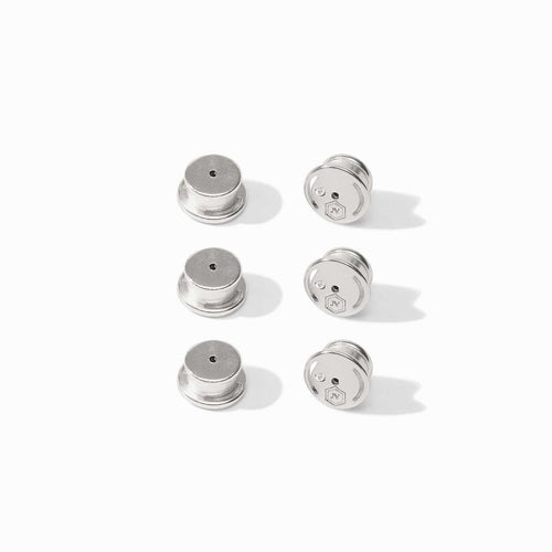Signature Small Earrings Back Set-Silver - A038S00-Julie Vos-Renee Taylor Gallery