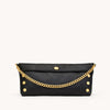 INVITATION CLUTCH - Black/Brushed Gold