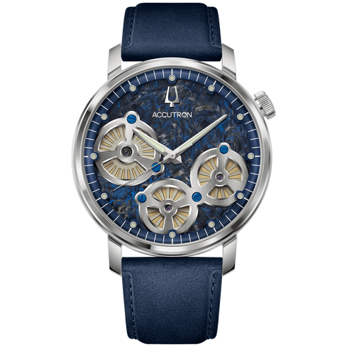 Spaceview Evolution Blue - 26A215-Accutron-Renee Taylor Gallery