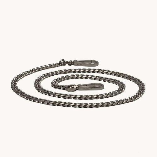 Long Metal Chain Strap in Gunmetal-Hammitt-Renee Taylor Gallery