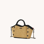 PAUL MINI - Noir Smooth Raffia/Gunmetal-Hammitt-Renee Taylor Gallery