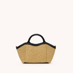 PAUL MINI - Noir Smooth Raffia/Gunmetal-Hammitt-Renee Taylor Gallery
