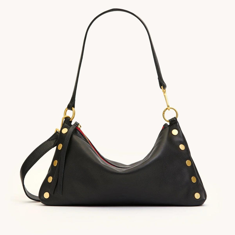 KYLE MED - Black/Brushed Gold Red Zip-Hammitt-Renee Taylor Gallery