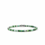 Heishi Bracelet, Hardstones, Emeralds, Sterling Silver - BUS900698MHQZATR-John Hardy-Renee Taylor Gallery