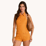 TOM ZIP MED - Mahogany Pebble/Brushed Gold Red Zip-Hammitt-Renee Taylor Gallery