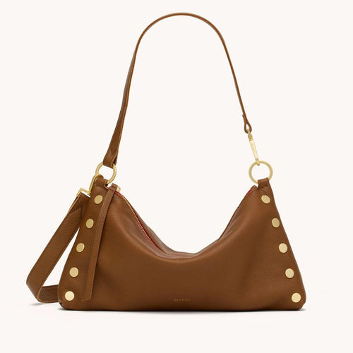 KYLE MED - Mahogany Pebble/Brushed Gold Red Zip-Hammitt-Renee Taylor Gallery