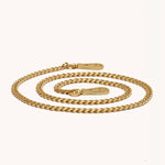 Long Metal Chain Strap in Brushed Gold-Hammitt-Renee Taylor Gallery