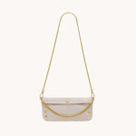 Long Metal Chain Strap in Brushed Gold-Hammitt-Renee Taylor Gallery